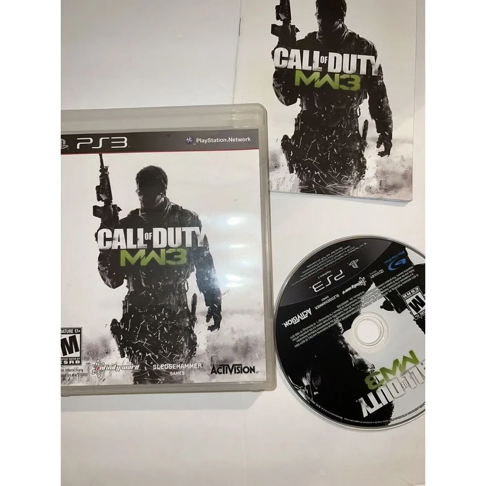 Call of Duty: Modern Warfare 3 (Sony PlayStation 3, 2011) Manuel And Case
